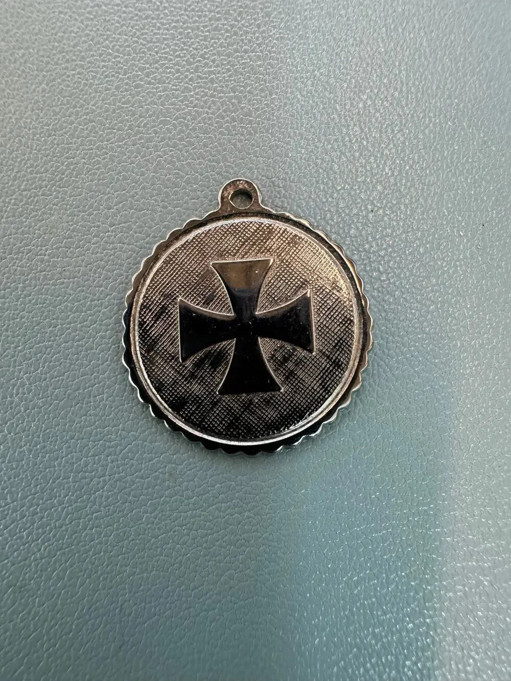 925 Sterling Silver Vintage Maltese Cross Charm Pendant